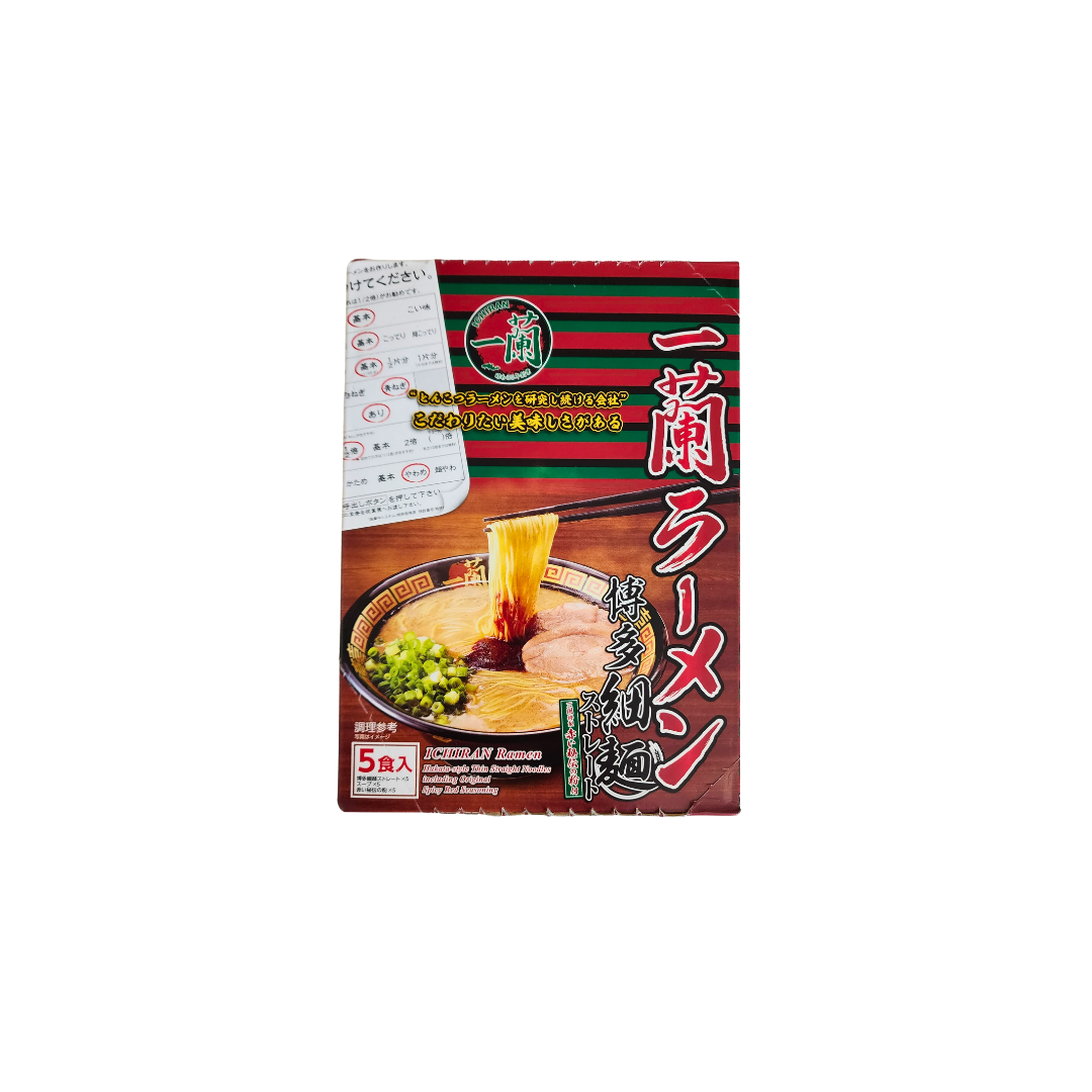 Ichiran Ramen Hakata Style Thin Noodles 5pk – Aneka Market