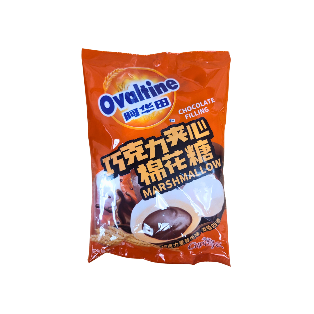 Ovaltine Chocolate Filling Marshmallow 90 g - Aneka Market
