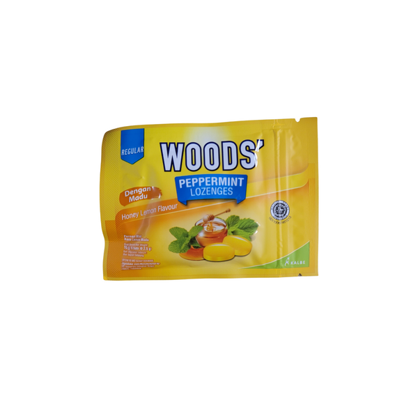 Woods Peppermint Lozenges Honey Lemon 15 g