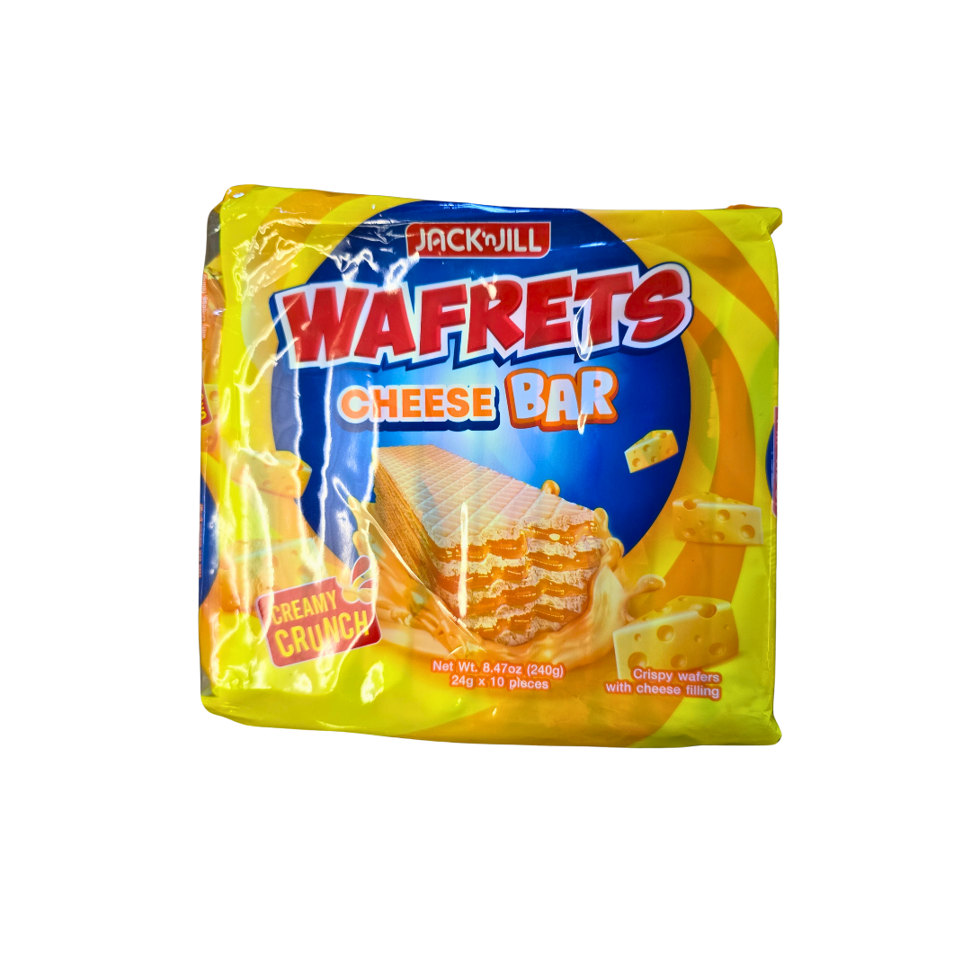 Jack'n Jill Wafrets Cheese Wafer Bar 24 g x 10 g – Aneka Market Jack'n Jill Wafrets Cheese Wafer Bar 24 g x 10 g – Aneka Market