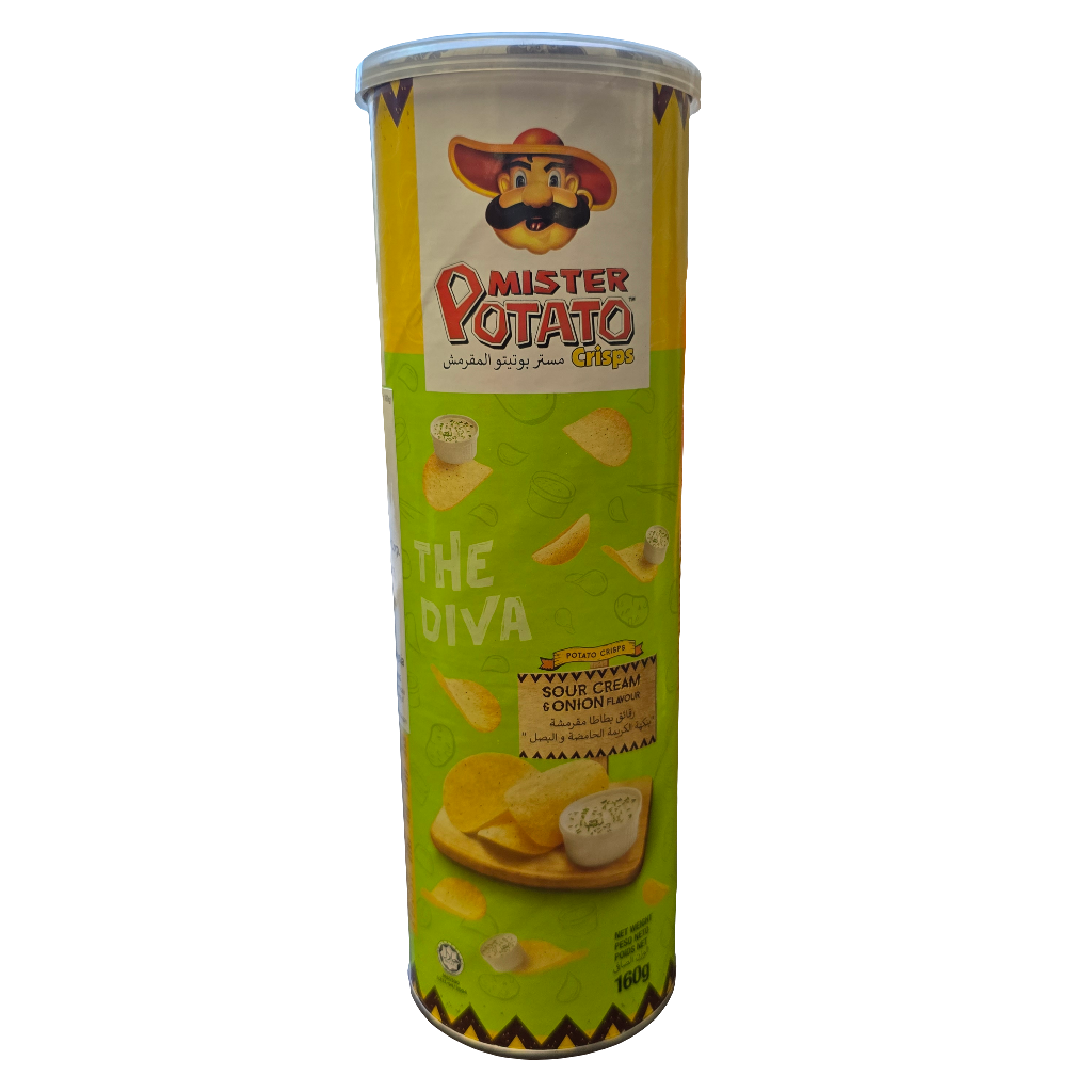 POTATO まとめ売り Mister Potato Crisp Sour Cream Onion 160 g – Aneka Market