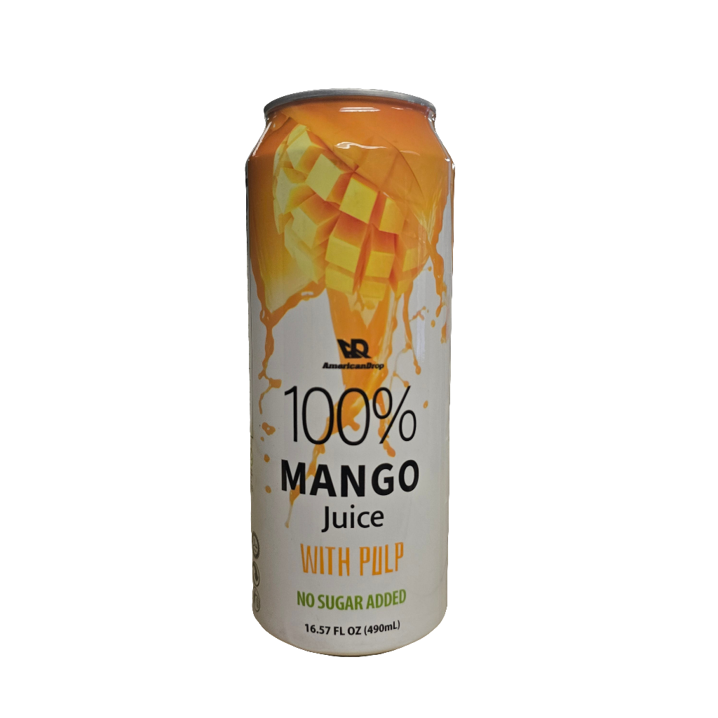 American Drop 100% Mango Juice with pulp 490 ml – Aneka Market
