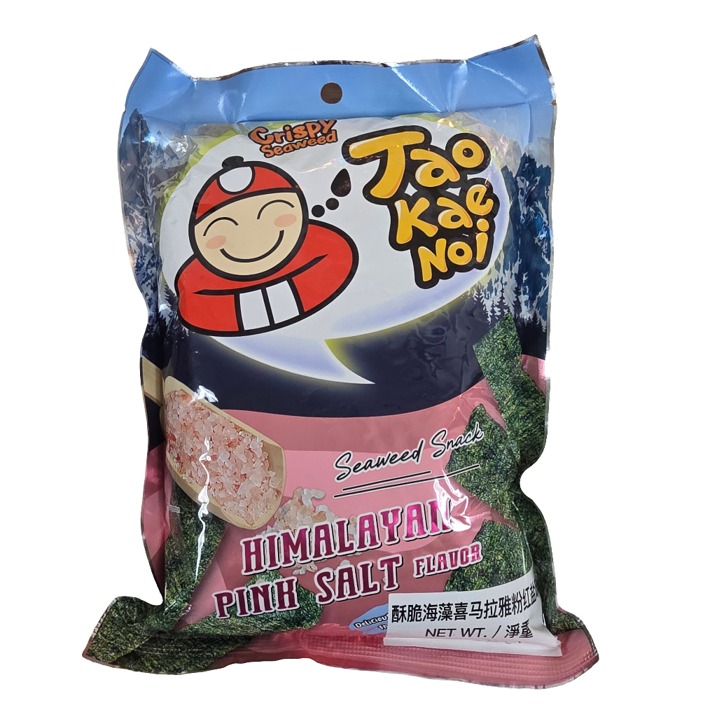Taokaenoi Crispy Seaweed Himalayan Pink Salt Flavor 1.12 Oz (32 g