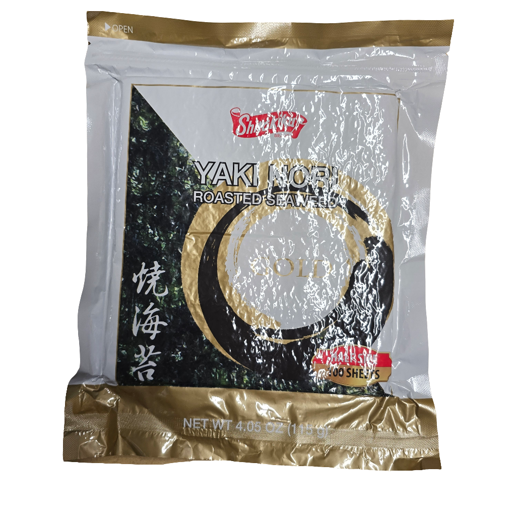Shirakiku Yaki Nori Gold Half Size 100 sheets (115 g) – Aneka Market