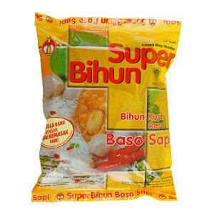 Super Bihun Rice Noodle Meatball Soup