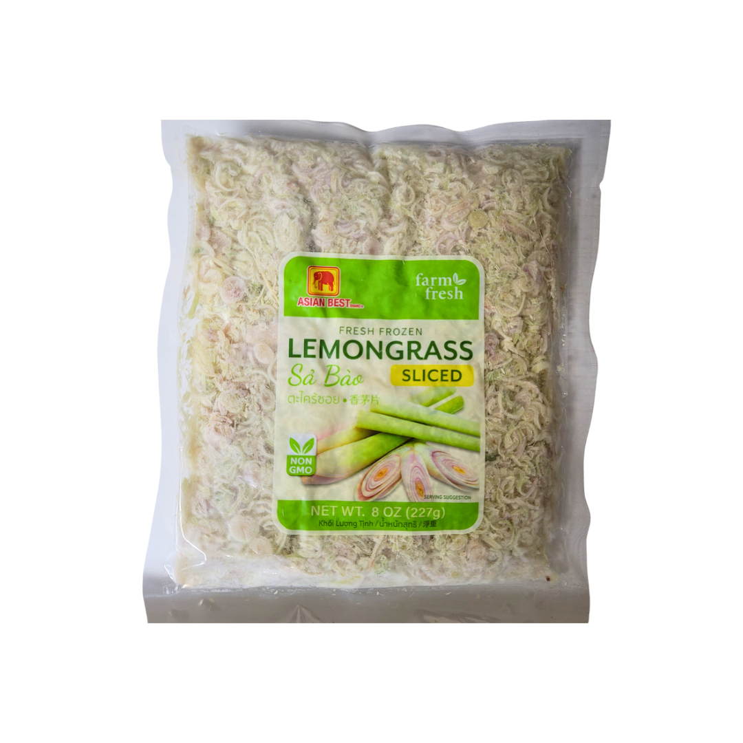 Asian Best Fresh Frozen Sliced Lemongrass 8 Oz