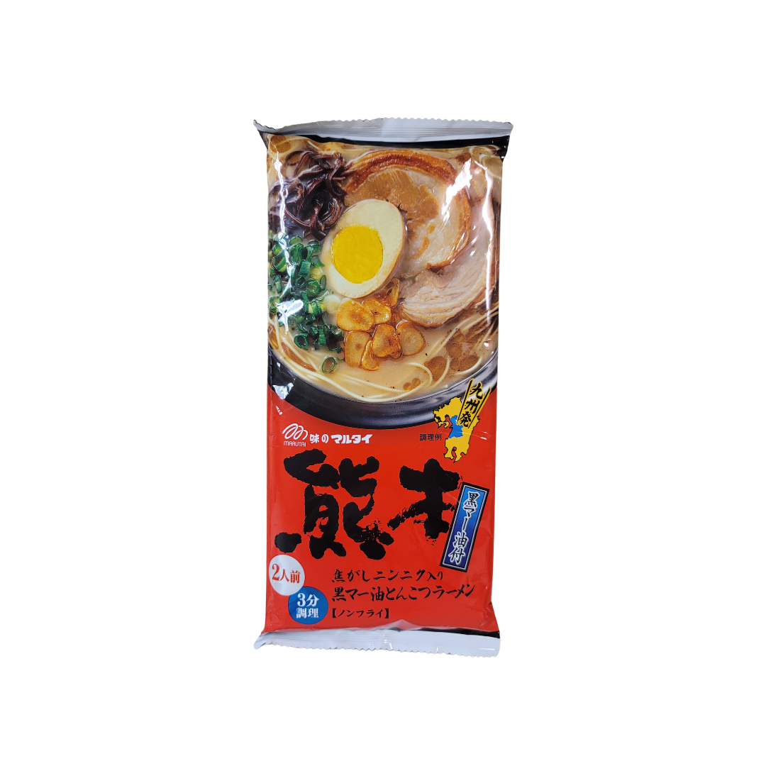 Marutai Kumamoto Black Garlic Oil Ramen 6.56 oz (2 servings