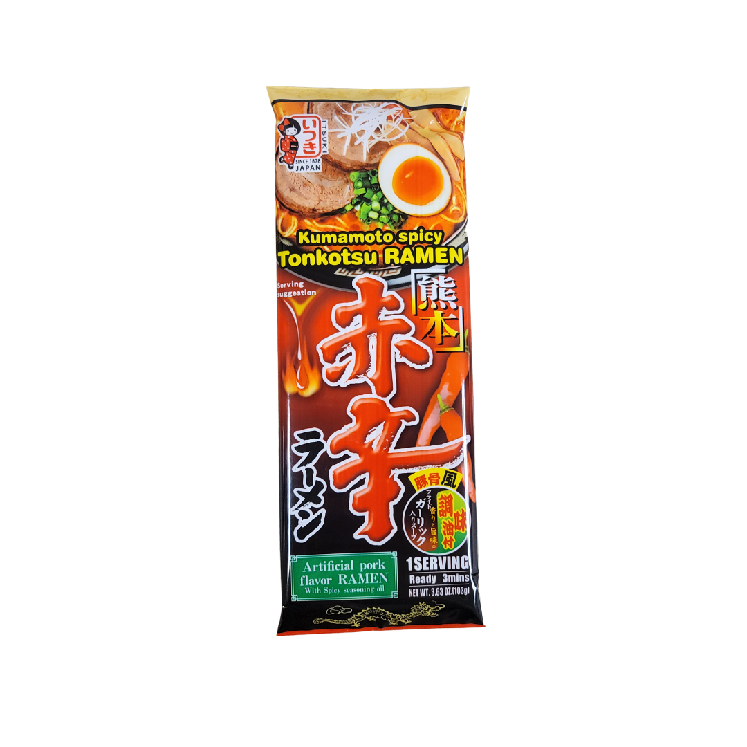 Itsuki Spicy Kumamoto Tonkotsu Ramen 103 g (3.63 oz) – Aneka Market