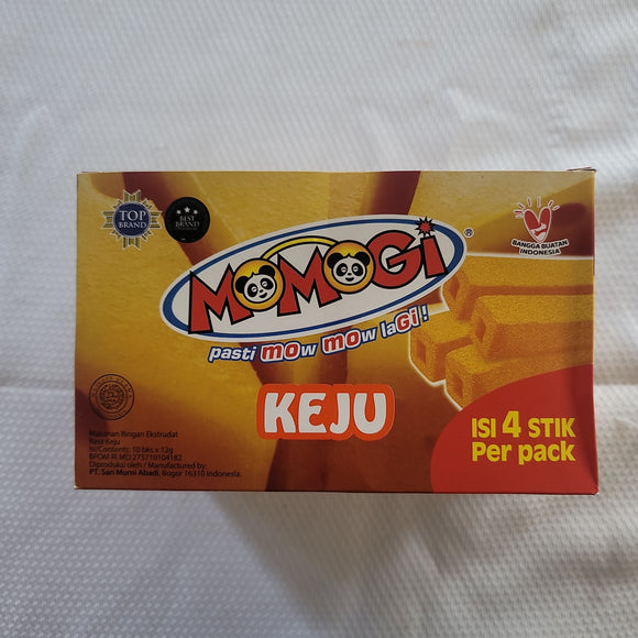 Momogi Corn Stick Cheese Flavor (box of 10 x 12 g)