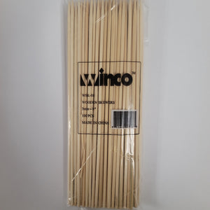 Winco Wooden Skewers 3 mm - 8" (100 pcs )