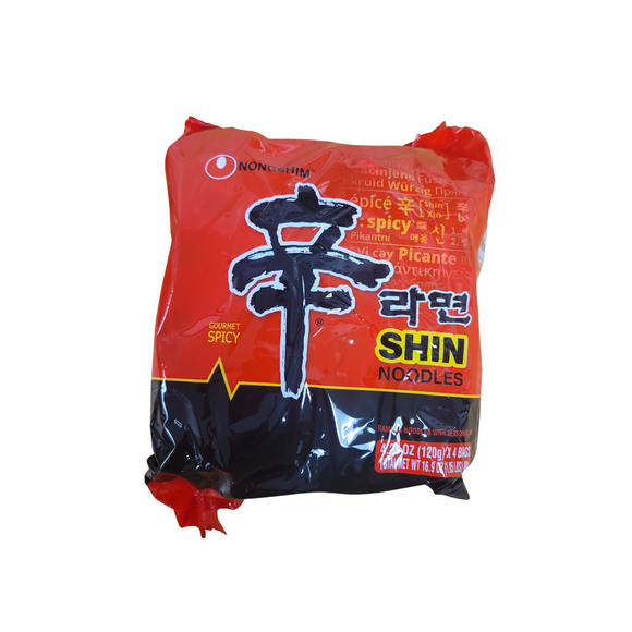 Nongshim Shin Ramyun Spice Beef Ramen Noodle (4 x 4.23 Oz)