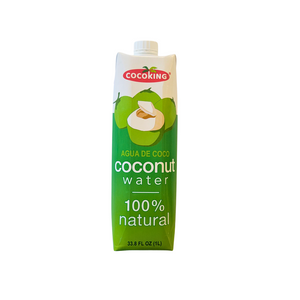 Coco King Coconut Water 100% No Pulp  1000 ml (33.8 Oz)