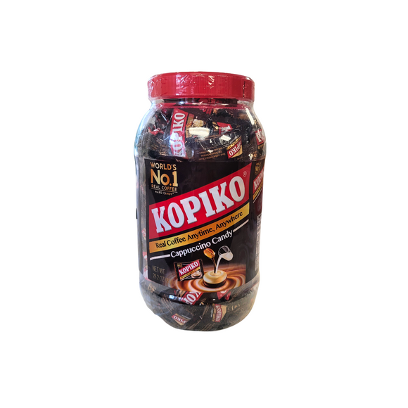 Kopiko Cappucino Coffee Candy Jar 28.21 Oz