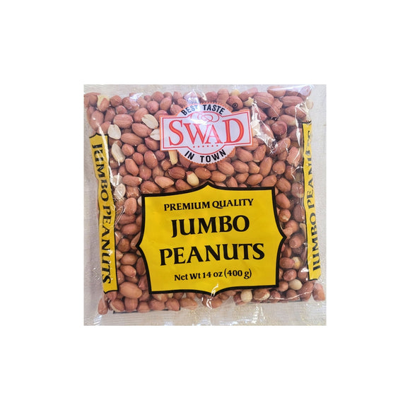 Swad Jumbo Peanuts 14 Oz (Raw)