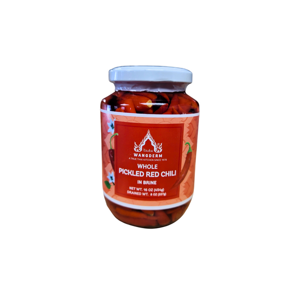 Wang Derm Whole Pickled Red Chili 16 Oz