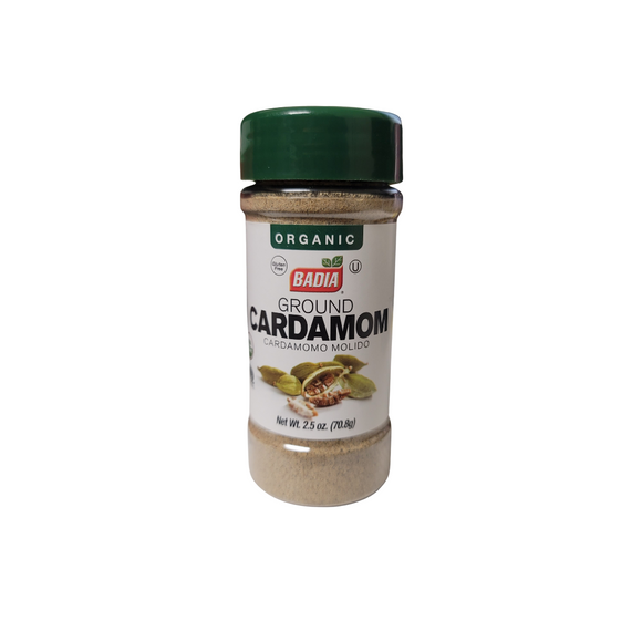 Badia Organic Ground Cardamom 2.5 Oz