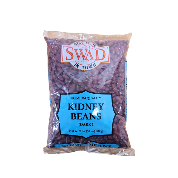 Swad Premium Quality Kidney Beans Dark 2 lbs (32 Oz) 907 g