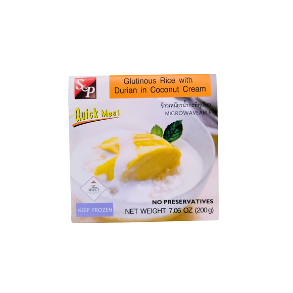 S&P Sticky Rice With Durian in Coconut Cream  7.06 oz