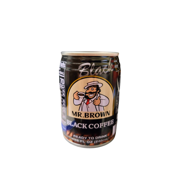 Brown Black Canned Coffee 240 ml