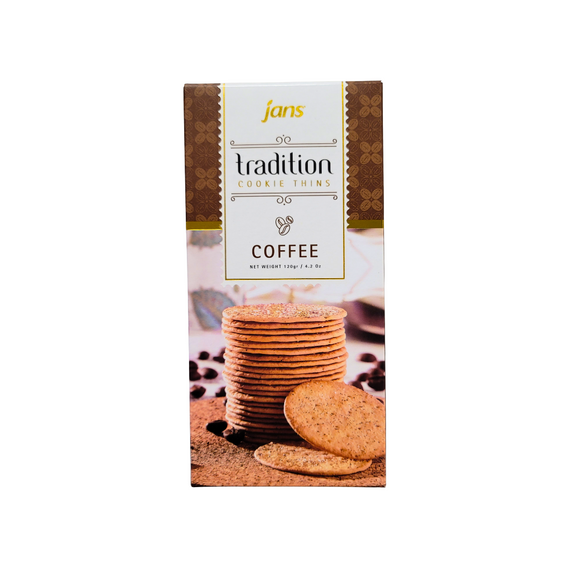 Jans Tradition Cookie Thins - Coffee Flavor 4.23 Oz