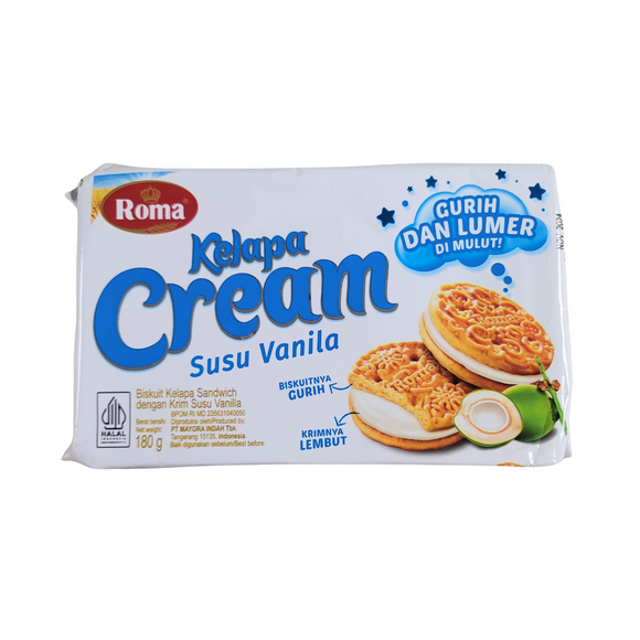 Roma Kelapa Cream Susu Vanilla 180 g