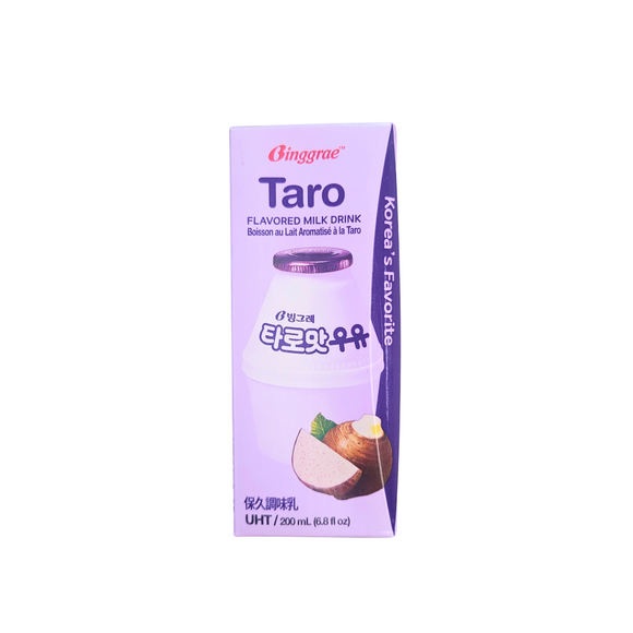 Binggrae Taro Flavored Milk Drink 6.8 fl.oz (200 ml)