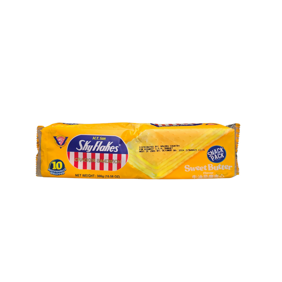 M Y San SkyFlakes Crackers Sweet Butter Flavor  10 x  30 g Individually Wrapped