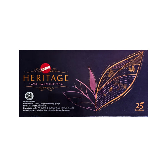 Sosro Heritage Java Jasmine Tea 1.75 Oz (25 bags x 2 g)