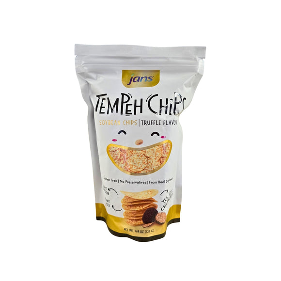 Jans Tempeh Soybean Chips Truffle Flavor 4.4 Oz (125 g)
