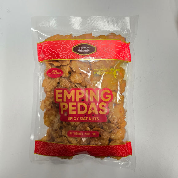Zona Emping Manis Pedas (Spicy Oat Nuts Crackers) 6.17 Oz (175 g)