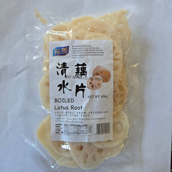 Boiled Sliced Lotus Root 14.1 Oz