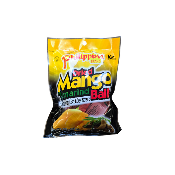 Philippines Brans Dried Mango Tamarind Balls 100 g (3.5 Oz)