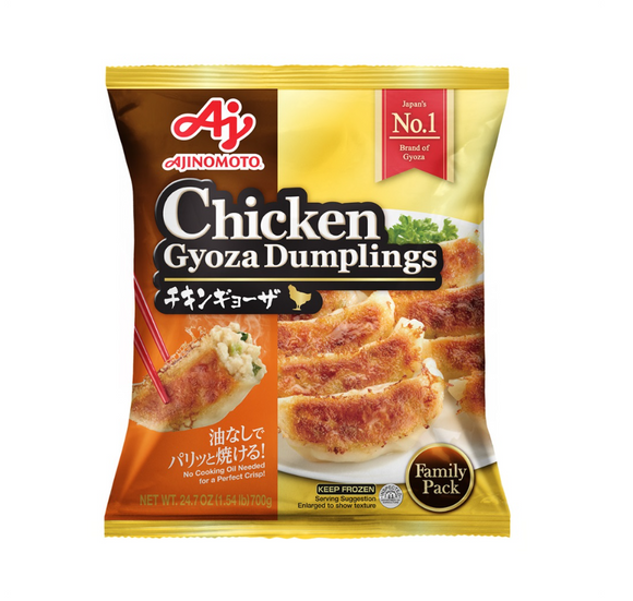 Ajinomoto Chicken Gyoza Dumplings Family Size 24.7 Oz (Frozen)