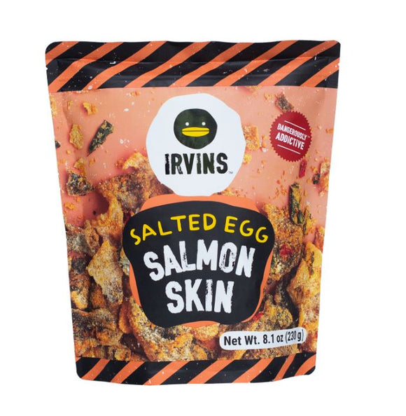 Irvins Salted Egg Salmon Skin  Large 8.1 Oz (230 g)