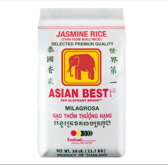Asian Best Jasmine Rice 50 lbs