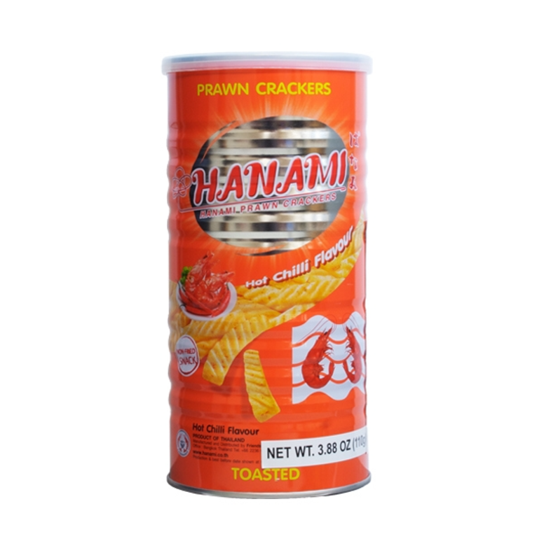 #Hanami Prawn Crackers Hot 110 g (Can) – Aneka Market