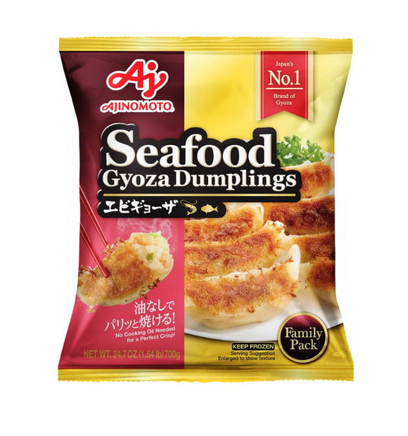 Ajinomoto  Seafood Gyoza Dumplings Family Size 24.7 Oz (Frozen)