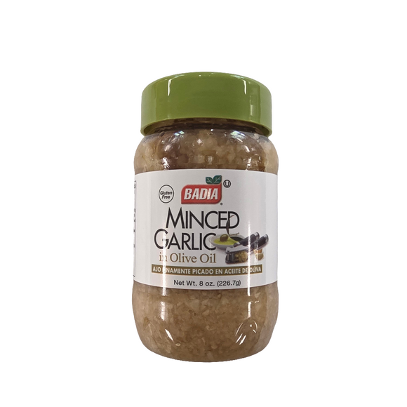 Badia Minced Garlic in Olive Oil 8 Oz (226.7 g)