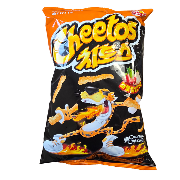 Cheetos Spicy Hot 5.78Oz (164 g) Product of Korea