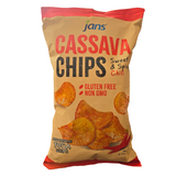 Jans Cassava Chips Sweet & Spicy Chili (Balado) 8 Oz (226 g)