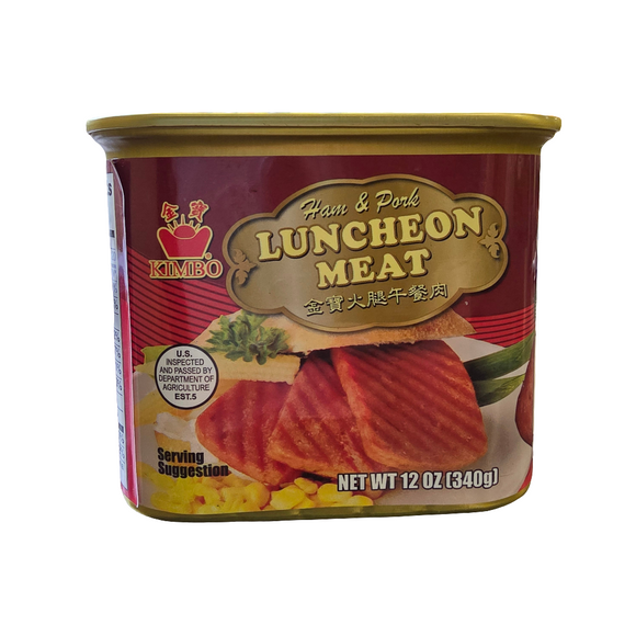 Kimbo Ham & Pork Luncheon Meat 12 Oz (340 g)