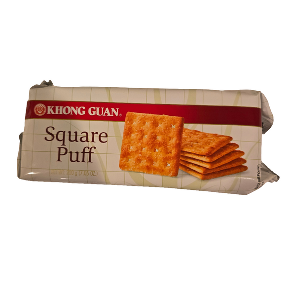 Khong Guan Square Puff Biscuits 7 Oz