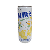Lotte Milkis Banana Carbonated Drink 8.45 fl oz (250 ml)