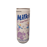 Lotte Milkis Grape  Carbonated Drink 8.45 fl oz (250 ml)