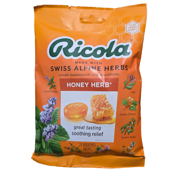 Ricola Honey Herb Bag 3.5 Oz