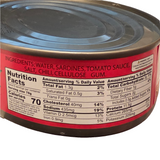 Oriental Mascot Sardines  in Hot Tomato Sauce 15 oz (Oval)