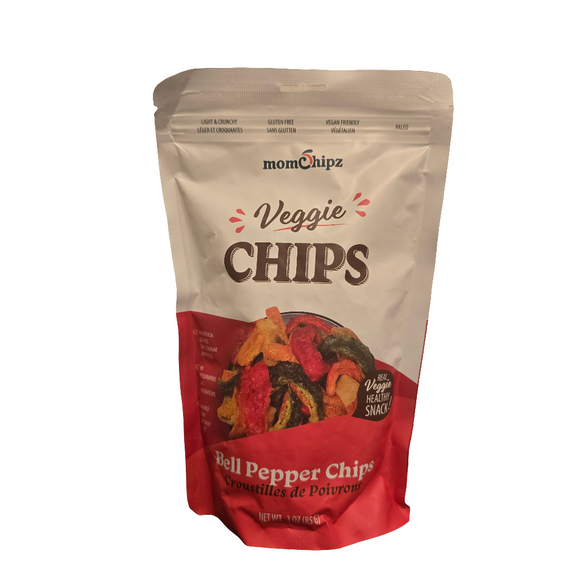 Momchipz Bell Pepper Chips - 3 Oz