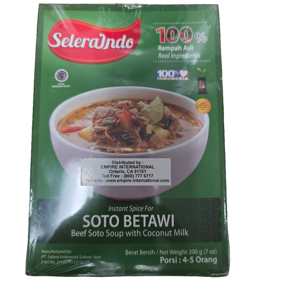 Selera Indo Soto Betawi 7 Oz
