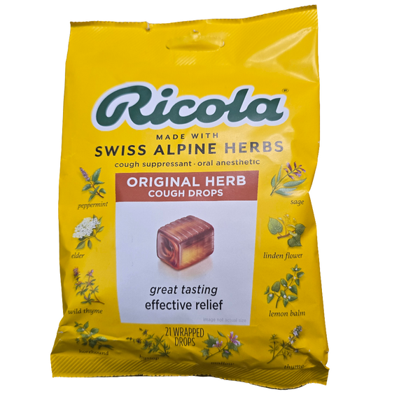 Ricola Original Herb Bag 3.5 Oz