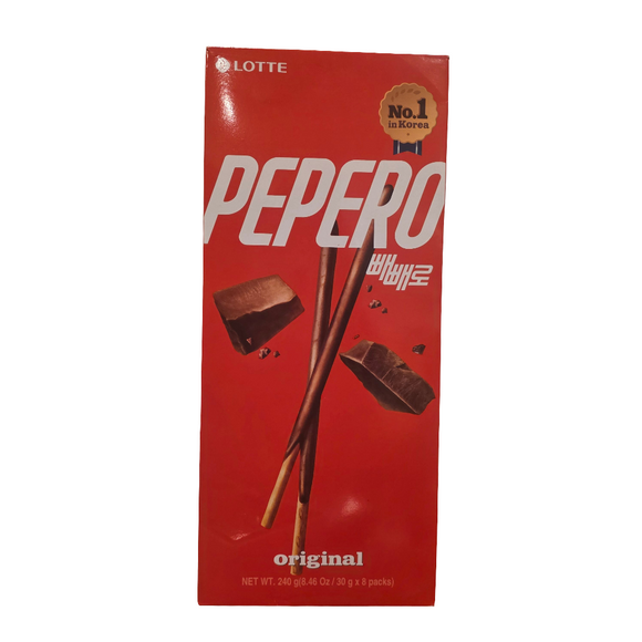 Lotte Pepero Original Chocolate Pack of 8 (32gx8)
